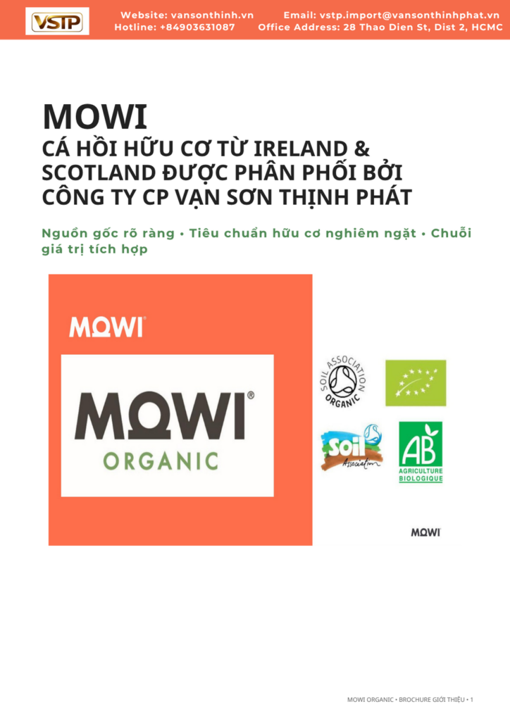 VSTP CHÍNH THỨC PHÂN PHỐI CÁ HỒI ORGANIC CHỨNG NHẬN NATURLAND ĐẦU TIÊN TẠI VIỆT NAM.