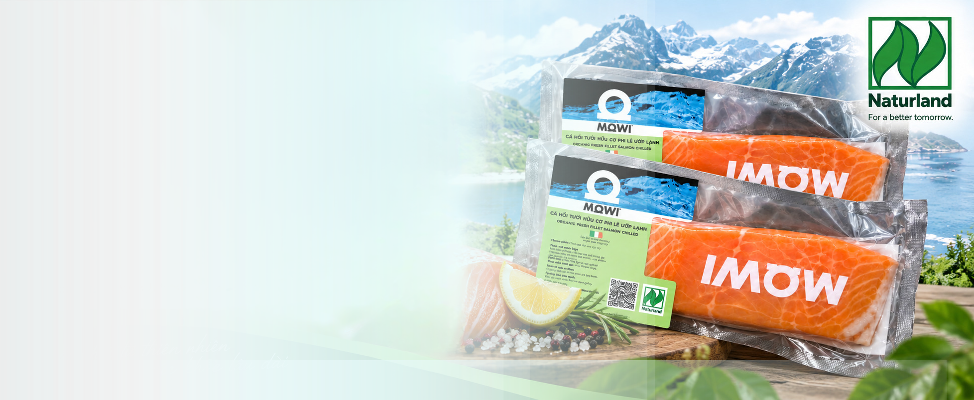 Cá hồi Organic MOWI chứng nhận Naturland