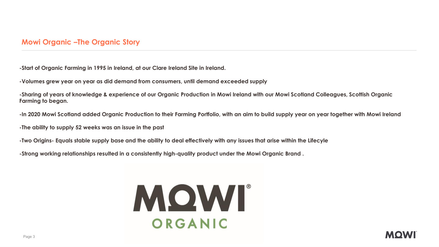 MOWI Organic